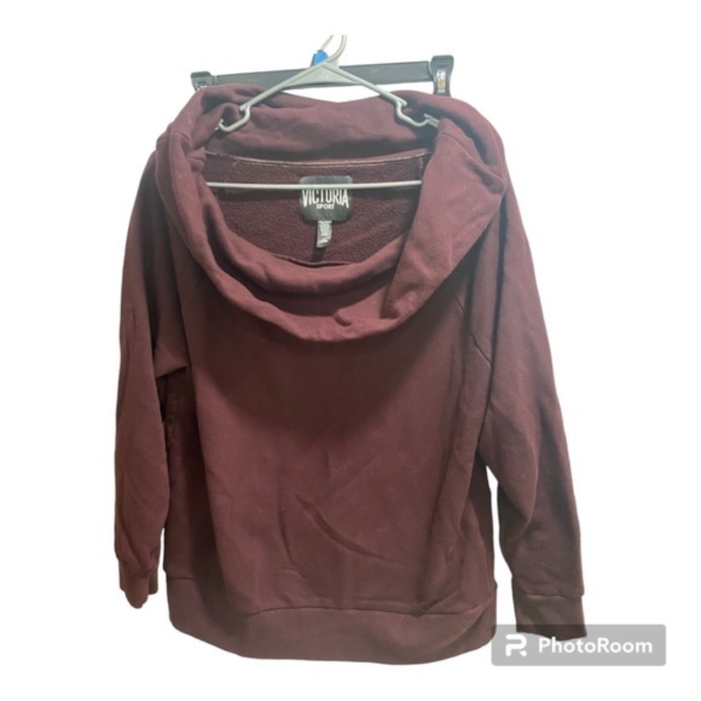 Womens Victoria Secrets Sports‎ Burgundy Pullover Size Medium